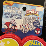 Valantine’s Day Heart Activity Fun Pack of Marvel Spidey & His Amazing Friends