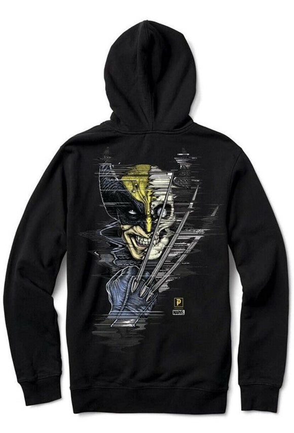 Primitive X  Marvel x Paul Jackson Wolverine Hoodie Black Size Small NEW