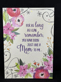 Like a Mom Mother's Day Greeting Card w/Envelope