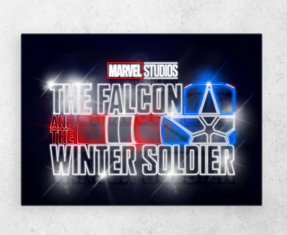 Displate Marvel Falcon Winter Soldier  Metal Wall Poster 17.7  x 12.6 4485592