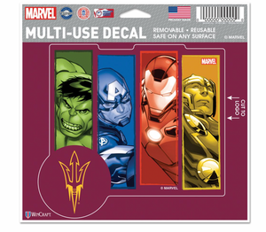 ARIZONA STATE SUN DEVILS  MARVEL MULTI-USE DECAL 5" x 6"