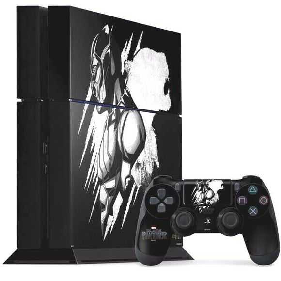 Marvel Black Panther African King  PS4 Bundle Skin By Skinit NEW