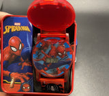 Marvel Spiderman Face Light Up Flip Kids Watch W/Decorative Band