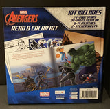 New MARVEL AVENGERS READ AND COLOR KIT by bendon