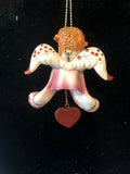 Pink Grace Prayer Angel Orn by the Encore Group made by Russ Berrie NEW