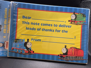 Thomas The Tank Fill In The Blanks Thank You Notes 8 Ct