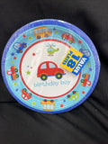 All Aboard 1st Birthday 7” Cake Plates (18 Count)