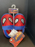 Marvel Spiderman Child  Plush Slippers Size 5/6