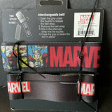 Marvel Captain America Plus Classic Sheild Logo Belts 2 in 1 Web Belt Pack