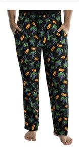 Marvel Mens' The Incredible Hulk All Over Print Lounge Pajama Pants XXXL