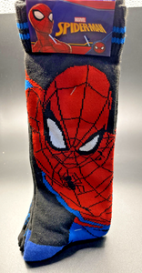 Marvel Spiderman Pose And Logo 2 Pack Mens Socks Size 6-12