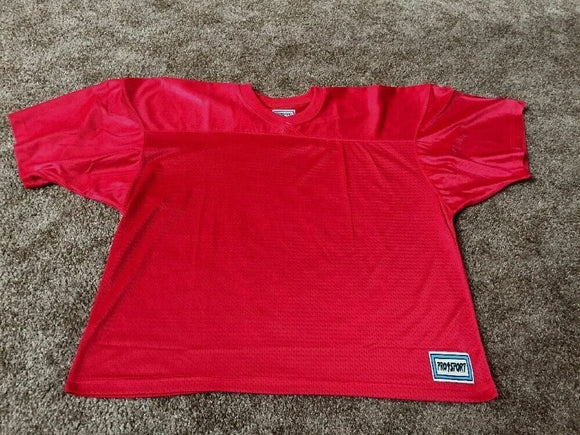 ProSport Dazzle Adult Football Jersey Scarlet Size L/XL