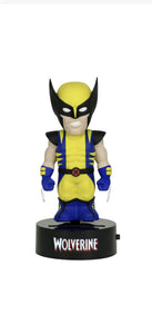 NEW Marvel X-Men Wolverine NECA Solar Power Body Knockers Bobbleheads 6" Tall