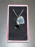 Heart Picture Locket With Love Necklace 16-18" Chain Alexandra