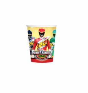 Power Rangers Dino Charge 9oz Cups (8 Pack) - Party Supplies