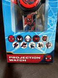 Spiderman LCD Display Kids Projection watch W/ 10 Different Projection Images
