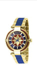 Invicta Women's 28832 Marvel Quartz 3 Hand Blue, Red, Gold Dial Watch