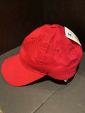 NEW Big Accessories 6-Panel Red Twill Unstructured Cap 100% Cotton Hat BX880