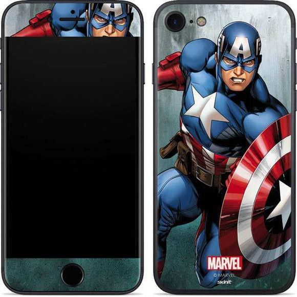 Captain America  iPhone 7 Skinit Phone Skin Marvel NEW
