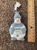 Snow Buddies Hailey Personalized Snowman Ornament NEW