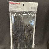 Office Depot Lanyards With Alligator Clips, Black, Pack Of 12