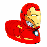 Happy Feet Marvel Iron Man Soft Plush Slippers (Size: XS - Child 7.5-12)