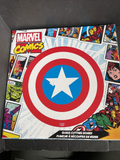 Marvel Captain America Round Tempered Glass 12” Cutting Board