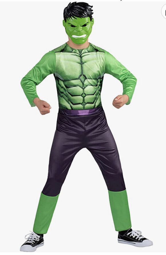 Jazwares Marvel Hulk Classic Child Costume Size Med 8-10