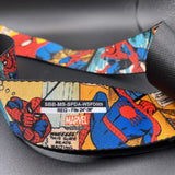 MARVEL Spider-Man Full Color Seatbelt Belt - Spider-Man Comic Strip Web WSPD009