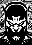 Black Panther bw graphic PHOTO MAGNET 2 1/2" x 3 1/2 ITEM: 72673MV Ata-boy