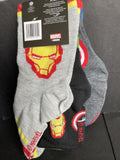 Captain America Iron Man & Avengers Logo 3pk Mens Crew Socks sz6-12