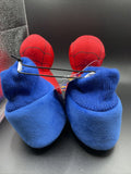 Spiderman Plush Sock Slippers w/ Stuffed Spidey Face Kids Size 9/10