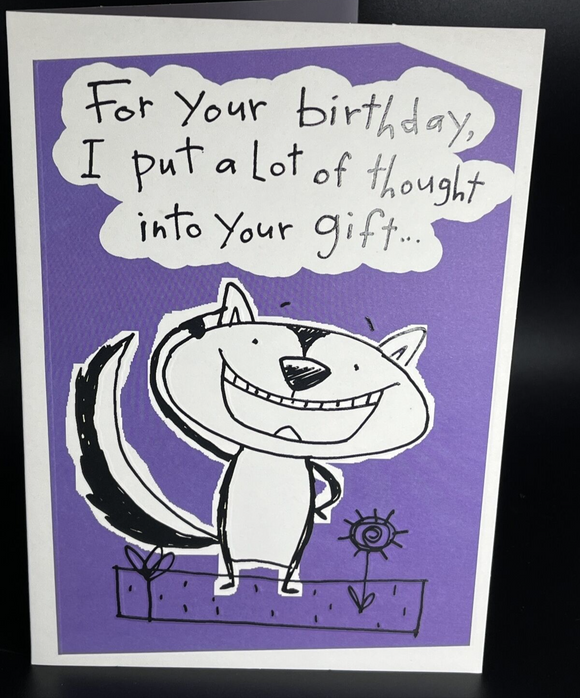 Funny Brirthday Greeting Card w/Envelope