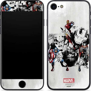 Avenger Action Sketch iPhone 7 Skinit Phone Skin Marvel NEW
