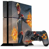 Marvel Carol Danvers Ready For Battle PS4 Bundle Skin By Skinit NEW