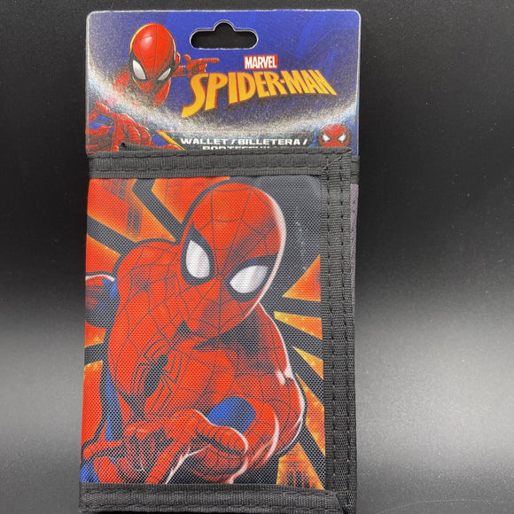 Marvel Spiderman Building Climbing Hook & Loop Wallet