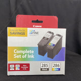 Canon - PG-285XL / CL-286XL 2-Pack High Yield Ink Cartridges - Black & Tri-Color