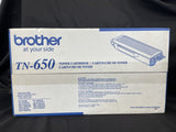 Genuine Brother TN-650 High Yield Toner Cartridge Black