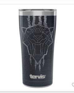 Tervis Black Panther Wakanda Forever 20oz Triple Walled insulated Tumbler