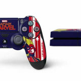 Marvel Captain Marvel Carol Sketch PS4 Bundle Skin By Skinit NEW