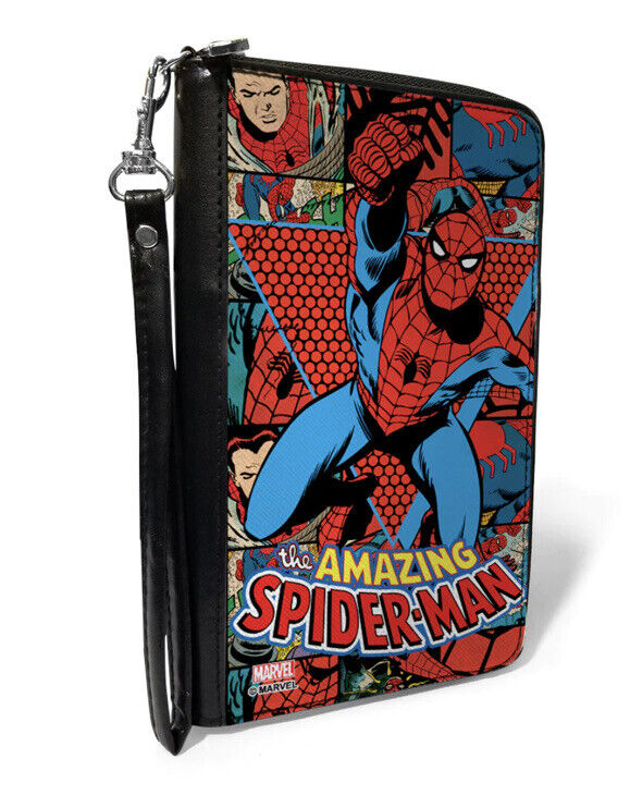 Marvel Amazing Spiderman Buckle Down Zip Around Wallet