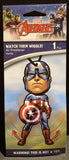 New 1pc Marvel Comics Captain America Wiggle Hanging Air Freshener Vanilla Scent