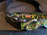 Buckle Down Dog Collar Plastic ClipKawaii LOKI  1" Large 15" - 26" WTH024