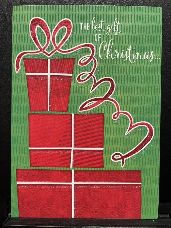 Merry Christmas Husband Greeting Card w/ Envelope