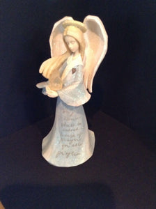 "My House Shall Be Called A House Of Prayer For All People" Angel Figurine