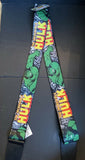 Marvel Incredible Hulk Action Poses Stacked Guitar Strap New