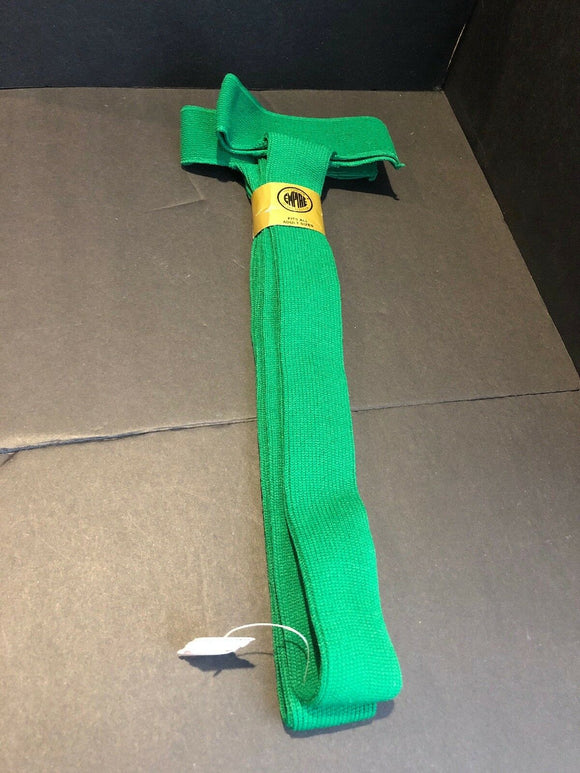 1 Pair Vintage Empire Adult Ribbon Stirrup Socks - Green NEW