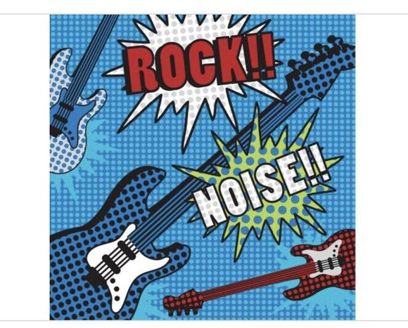 Rock Star Napkins (16-pack)