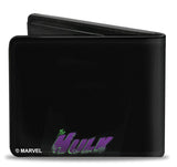 Buckle Down The Hulk Face Bifold Wallet