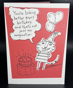 Funny Birthday Greeting Card w/Envelope